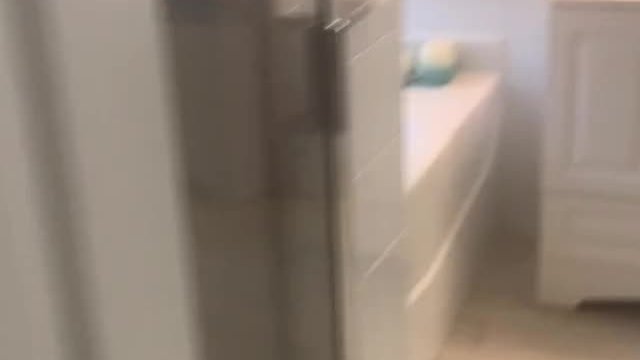 Two hot moms getting cleaned up after a hot swinger session