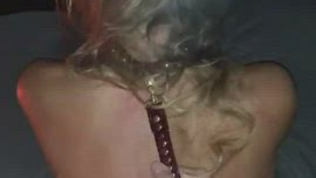 Let me blow you while my bf fucks me?