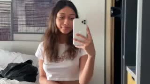 Felt like flashing my 18 year old titties on TikTok