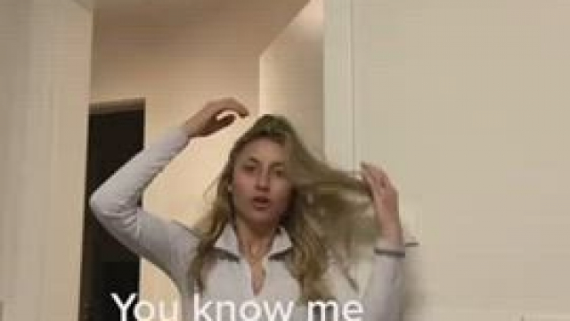 Her Rack is Completely Strapped