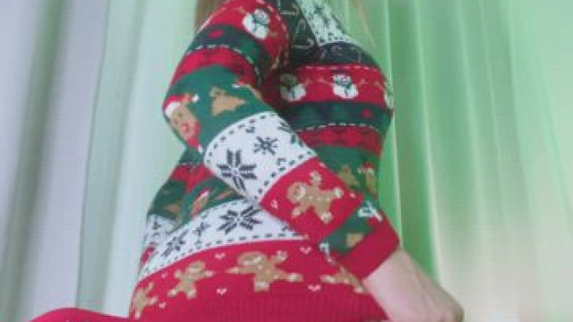 decorated ass ready for christmas