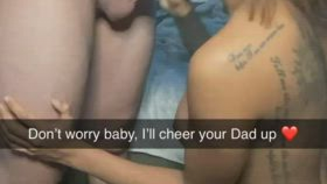 Asian girl and her boyfriend's recently divorced dad