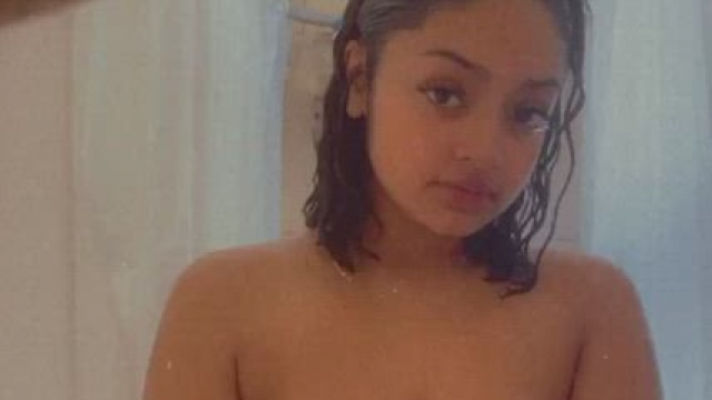 Cum on my Dominican tits