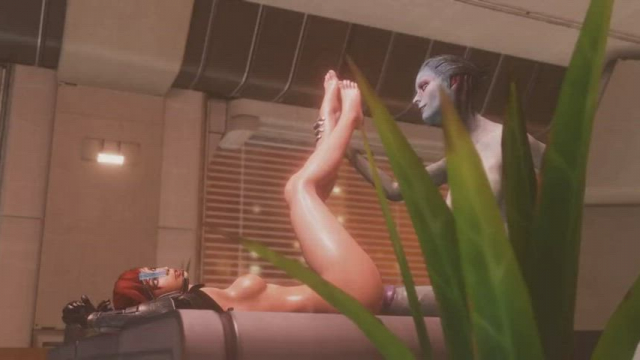 Futa Morinth fucking Femshep (BlorgLove) [Mass Effect]