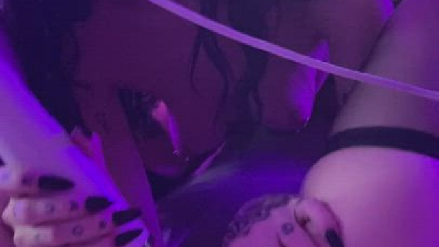 Dressed up cute and made each other cum (OC)