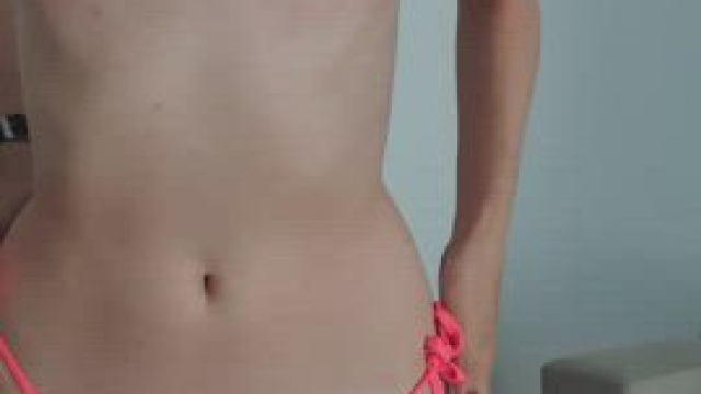 Look what I'm hiding under my bikini