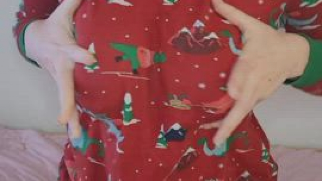 Playing with them through my pajamas