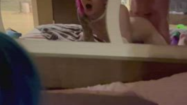 His big cock makes me look even smaller