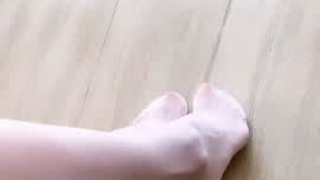 are there any lovers of white stockings?) I wore them to please you 