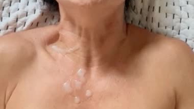 Cum all over me and watch me get off... (f45)