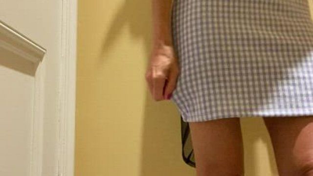 Dressing room shenanigans