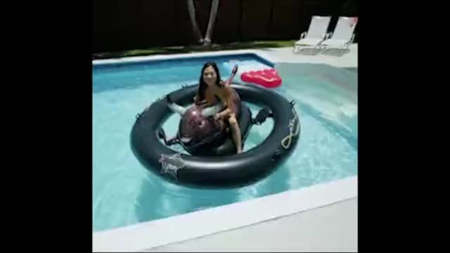 Petite Babe Is Fucked Hard In The Pool