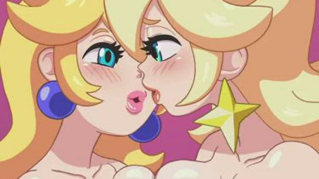 Peach & Rosalina's Valentine kisses (HardDegenerate)