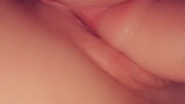 Playing with my pink pussy in my car!