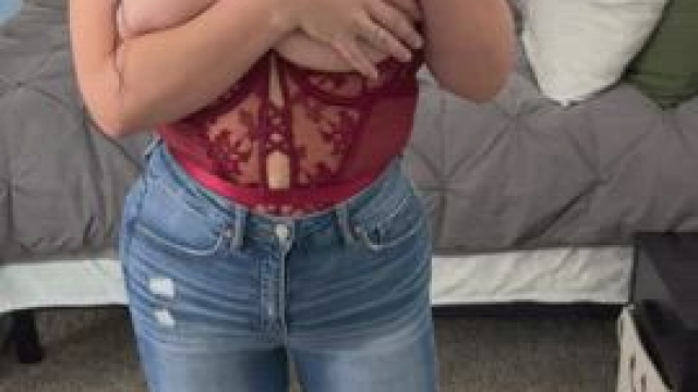 My melons give great massages. [gif]