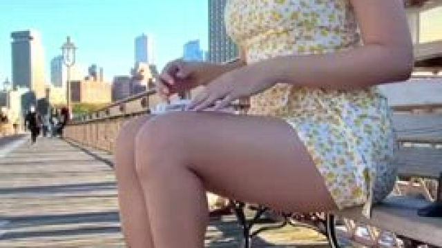 Would you say hi to me if you saw me in the park spreading my legs