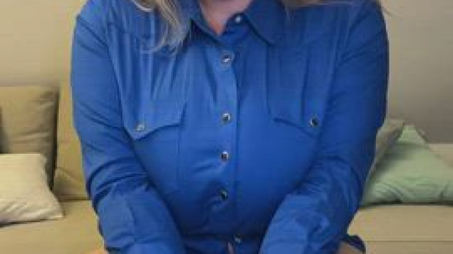 Shirt couldn't handle the big melons