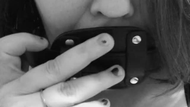 [F] teasing him with my gag before he takes control