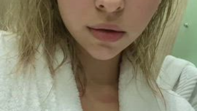 will you cum on my small boobs in shower?