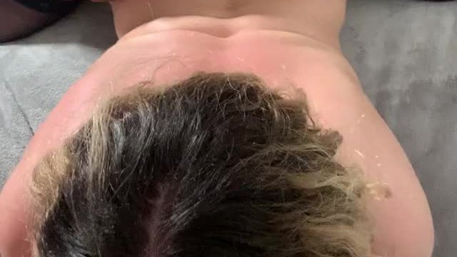 Giving hubby the view of his life 