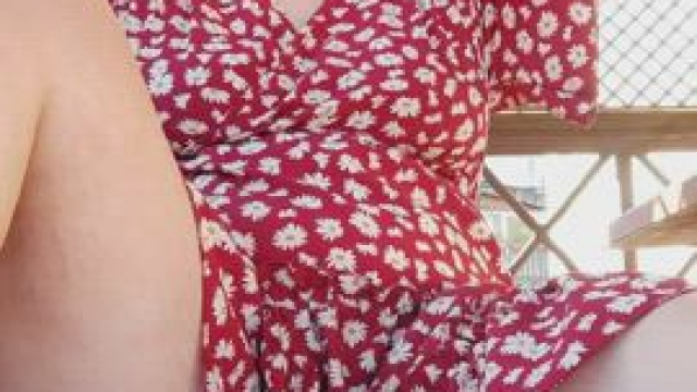 Quick peak at the balcony while neighbors aren’t watching