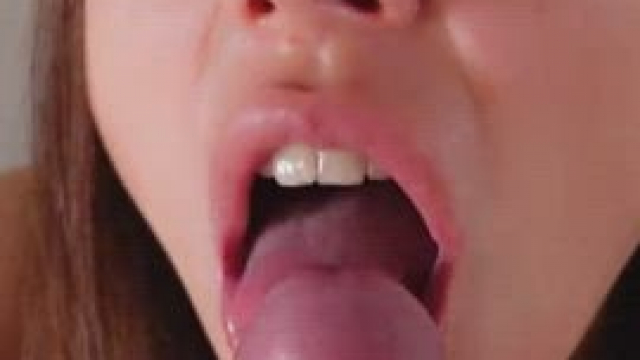 That tongue work is amazing and it shows.