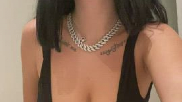 do I look good in that black dress?