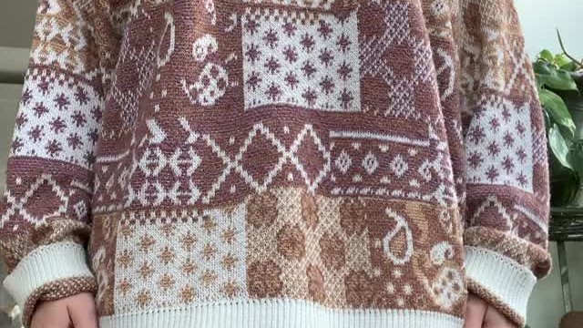 Wanna see what I'm hiding under this sweater? 