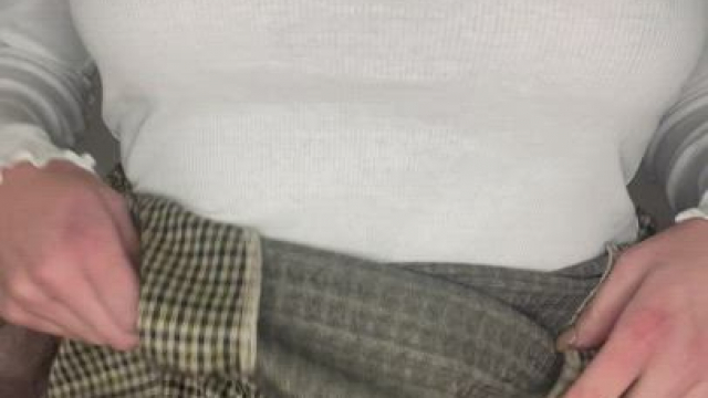 If I wore a bra, I wouldn't be able to do this 