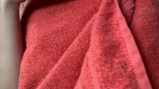 right after the shower