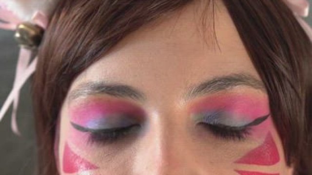 D.va enjoying some delicious post-battle treats, by Twerk Kitty