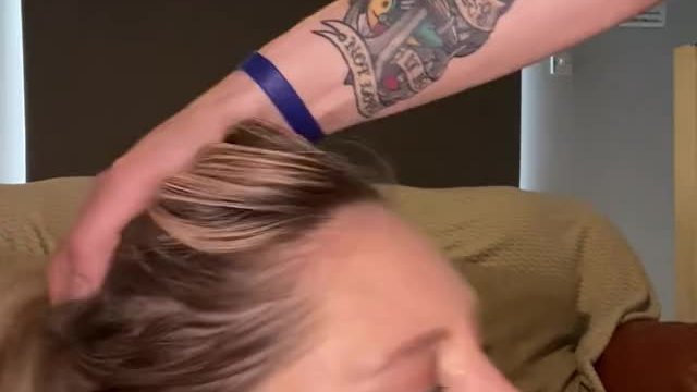 Taking hubby’s load like the good slutwife I am