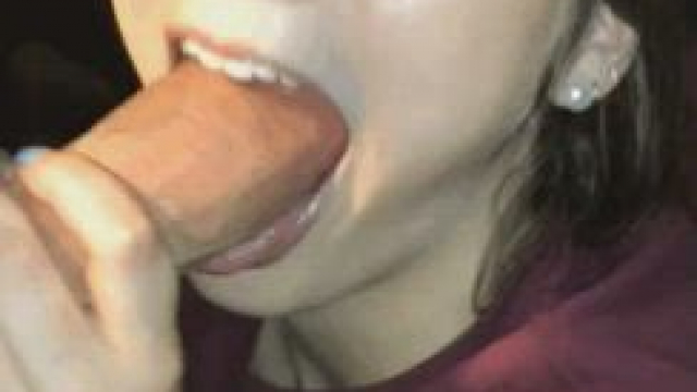 [/r/NsfwUnlocked] Lovely Woman having pleasant while choking down a huge cock.