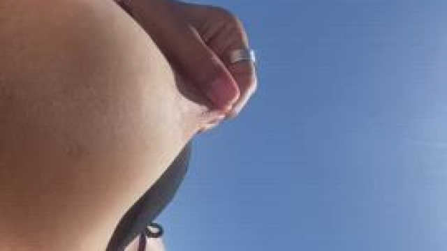 Letting the boobies get some sun too