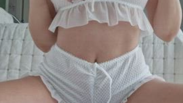 I look so innocent in my pjs until I pop out my boobs