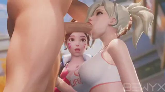 Showing the new tank chick how Master expects to be serviced (Bewyx)