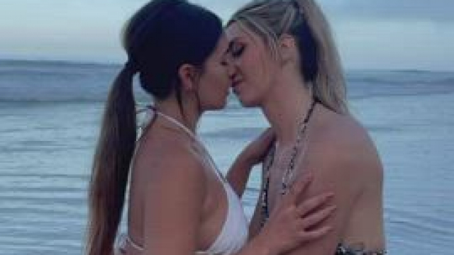 Getting friendly at the beach