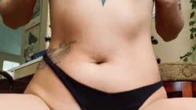 Tiny titty whore rides her favorite toy