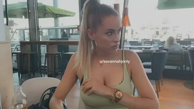 The first time my nipple was breathing public air. [OC] [F]