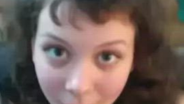 Eye contact and a facial for a gorgeous amateur