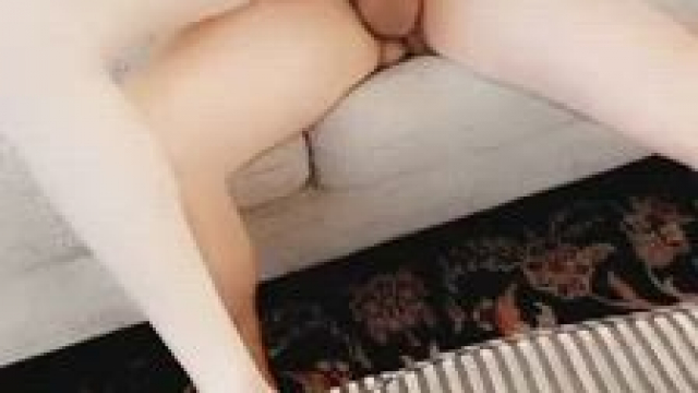 Cali cums in a new position then shows off the length of her bull’s cock by “tak