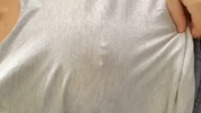 Revealing my big tits....