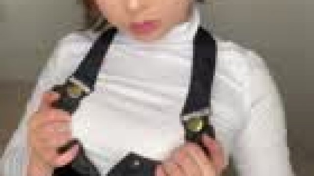 Makoto from Persona 5 pleasuring herself