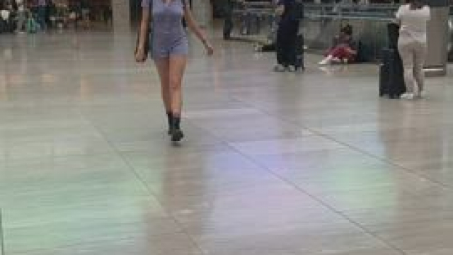 Being braless is even more fun when it's this obvious