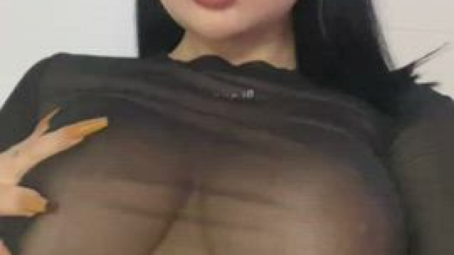 My boobs won't leave you without desire to come back for them one more time