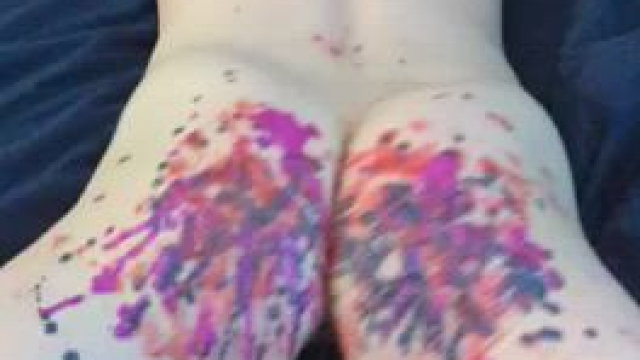 Overstimulating a bound sub, his muffled moans are music to my ears