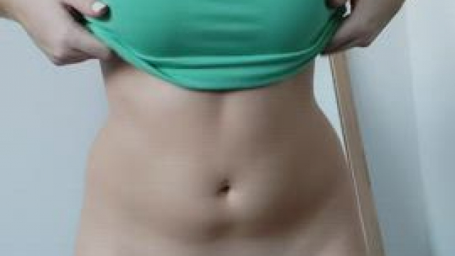 Tittydrop in my white thigh highs