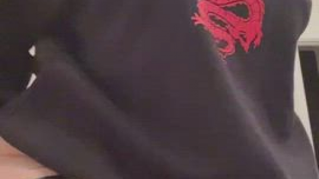 Take off my comfy hoodie