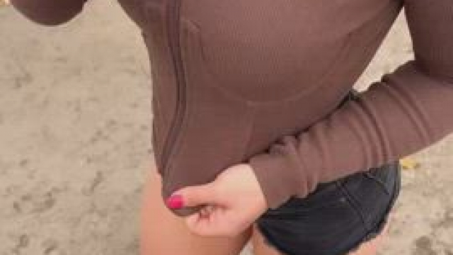 Guess what I have under my jacket