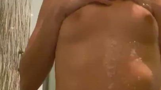 Shower fun with Emily